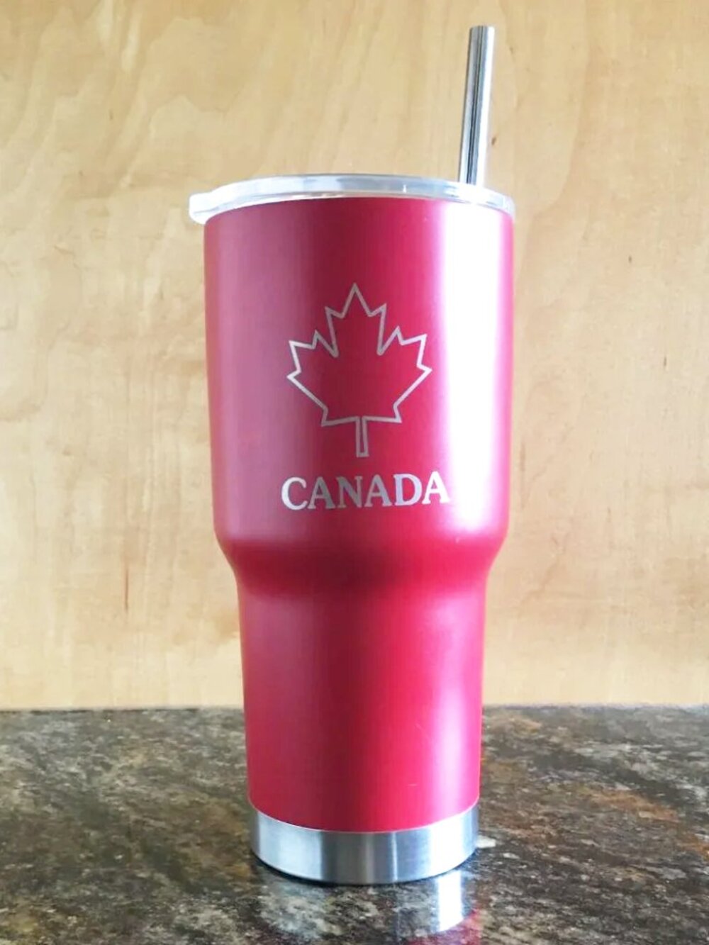 PURE Canadian Pride Insulated Tumbler 700ml Straw